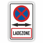 Parkverbot Ladezone Schild