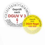 Dguv-prüfplaketten