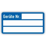 Grätenummer Aufkleber Etiketten Farbe blau