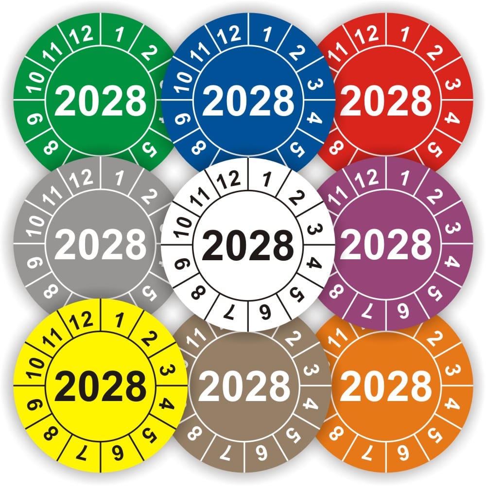 Prüfaufkleber 2028