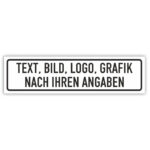 Parkschild Parkplatzreservierer Mehrzeilig Individuell