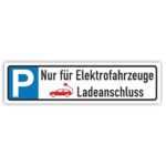 Nur Elektrofahrzeuge Parkplatzreservierer
