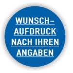 LEITERKENNZEICHNUNG-mit Wunschtext in blau