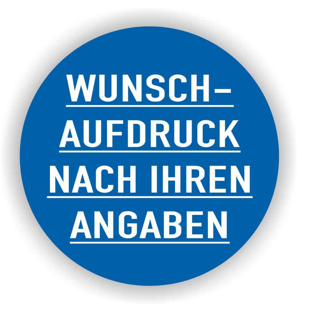LEITERKENNZEICHNUNG-mit Wunschtext in blau