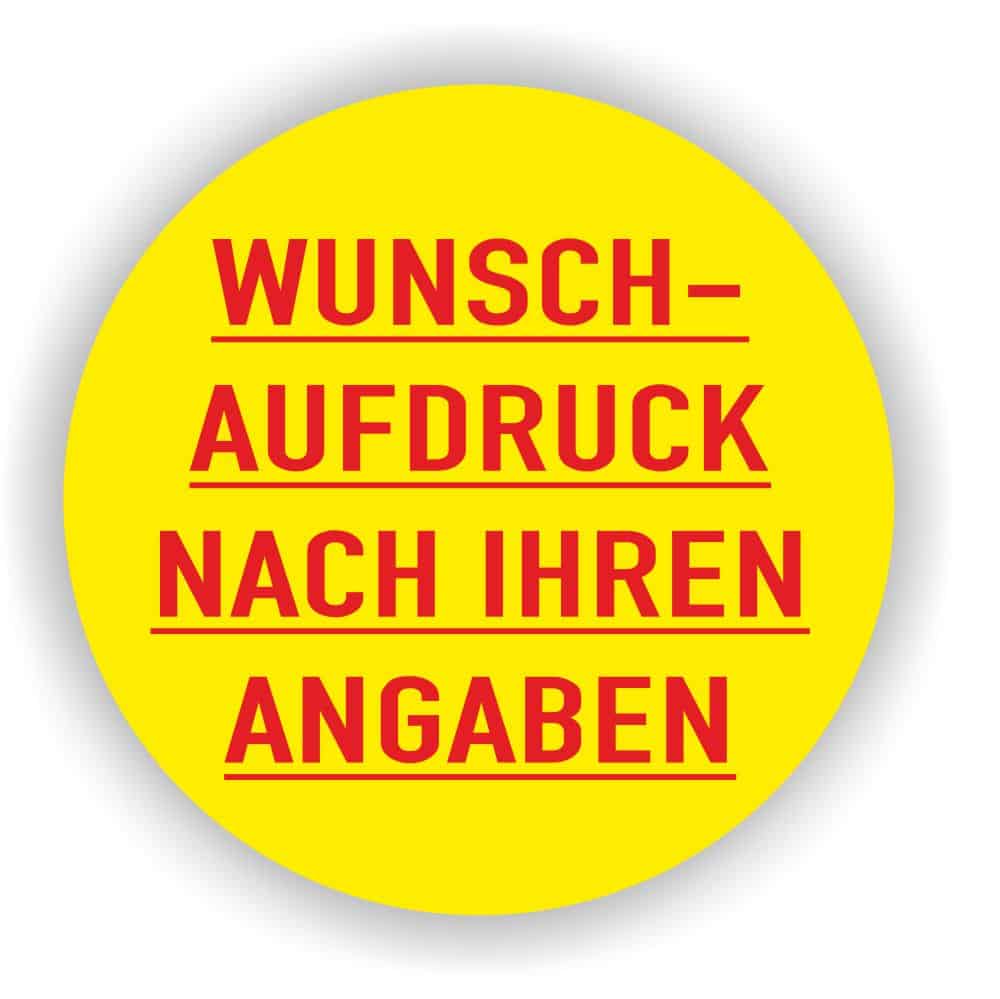LEITERKENNZEICHNUNG-mit Wunschtext in gelb