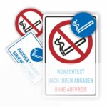 Rauchen-Schilder