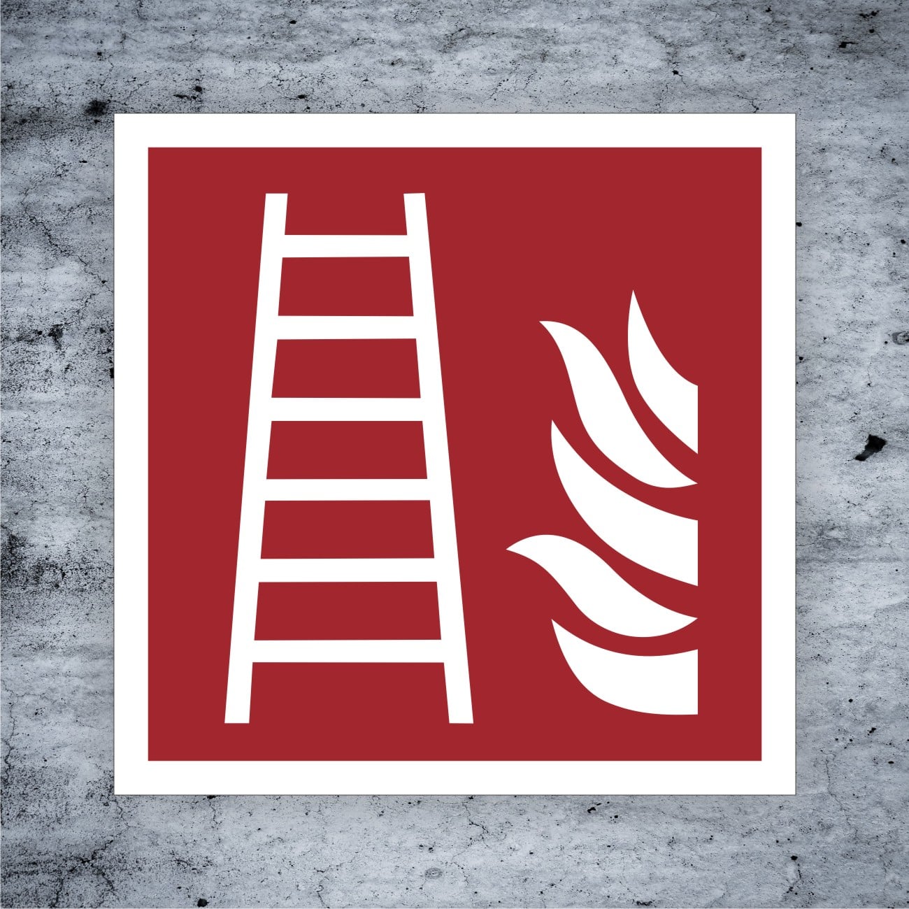 Feuerleiter Brandschutzzeichen ASR A1.3 DIN EN ISO 7010 F003 von Printsigns