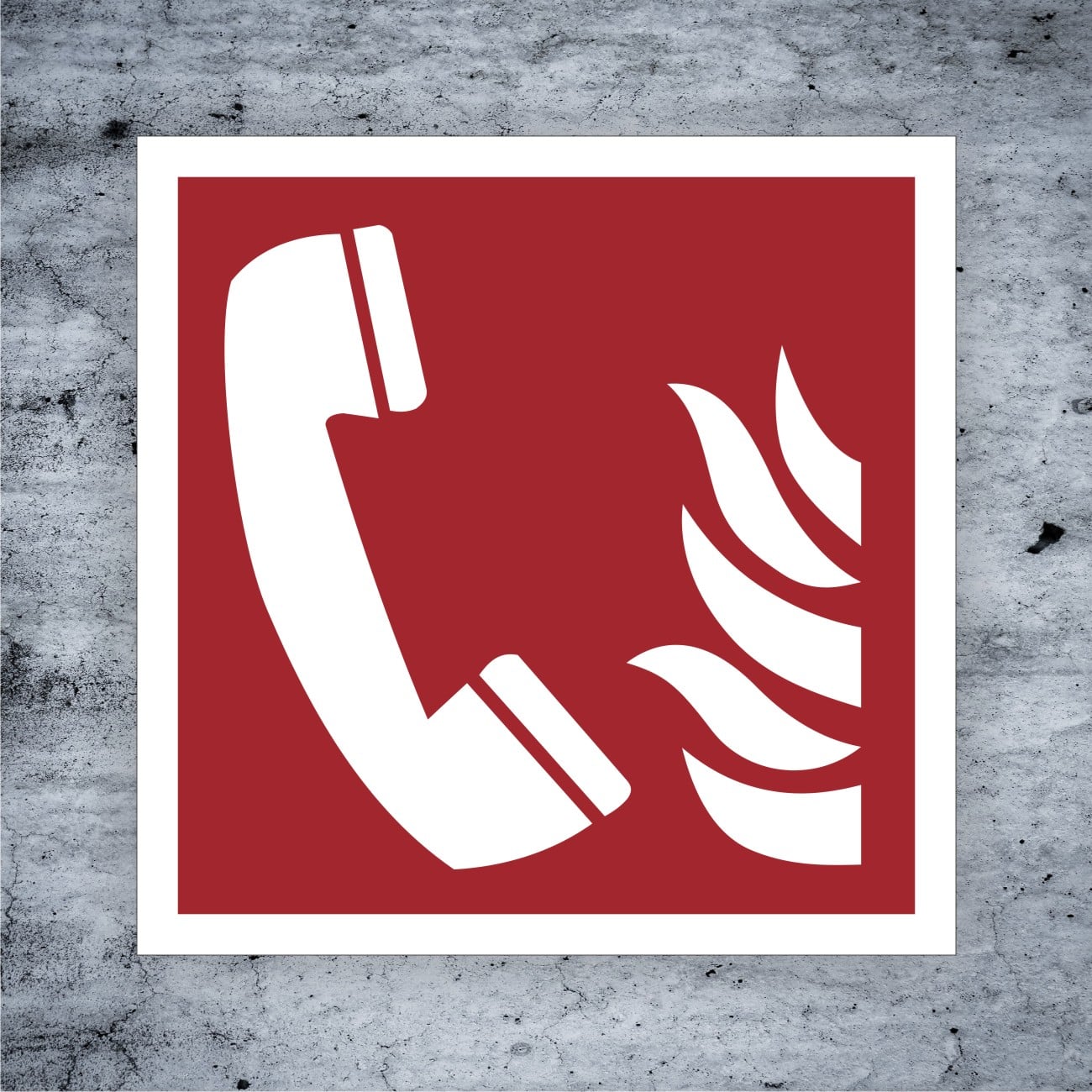 Brandmeldetelefon Brandschutzzeichen – Sicher gekennzeichnet