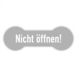 Nicht öffnen Siegel in grau