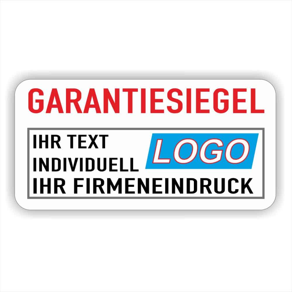 Garantie Siegel Sicherheitssiegel Individuell-weß