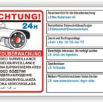 videoüberwachung privatgrundstück hinweisschild pflicht