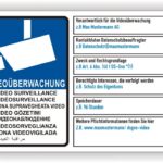 Videoüberwachung Schild Pflicht privat