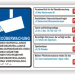 kamera privatgrundstück schild