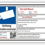 Videoüberwachung Schild DSGVO Privatgrundstück