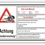 Privatgrundstück Kamera Schild