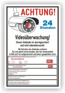Videoüberwachung Gebäude, personalisiert
