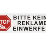 Bitte keine Reklame Aufkleber
