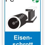 Eisenschrott Schilder - Aufkleber