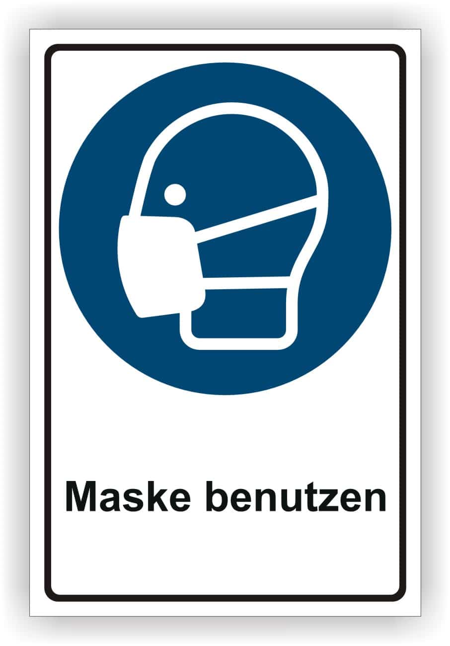 Kombischild Atemschutz DIN EN ISO 7010 M016 nach Norm