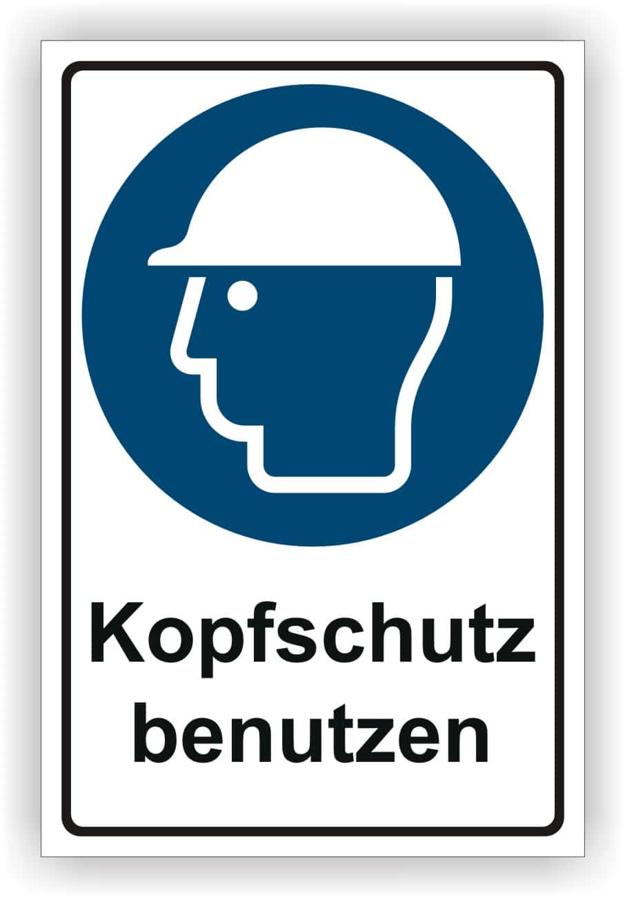Kopfschutz Gebotsschild DIN EN ISO 7010 M014 ASR A1.3