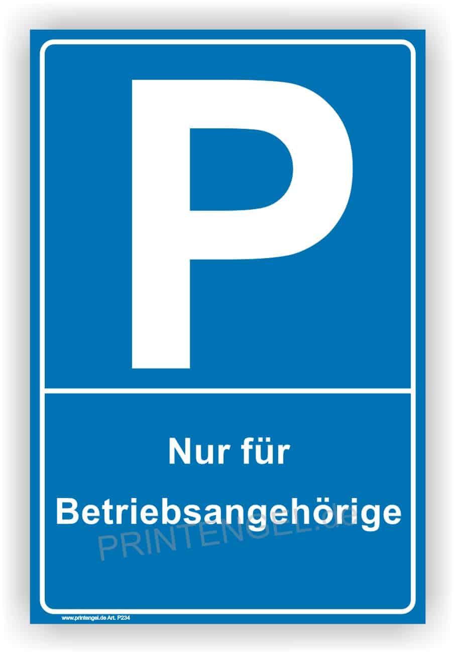 Betriebszugang-Hinweisschild mit UV-Schutz