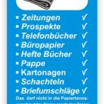 was darf in die Papiertonne