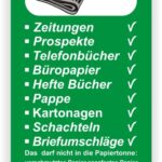 was darf in die Papiertonne