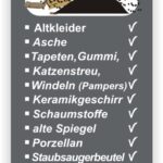 Restmüll Aufkleber
