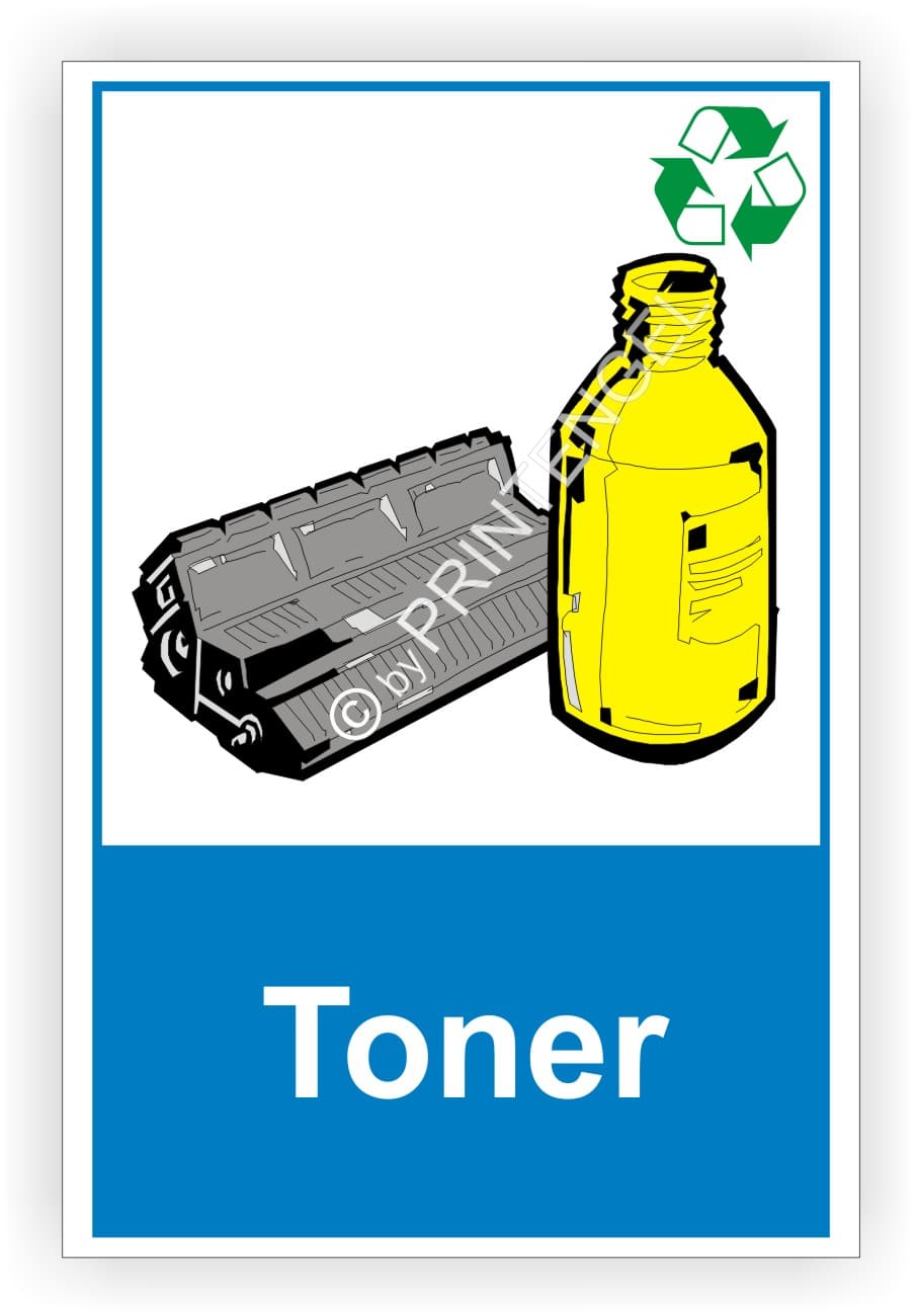 Recycling Wertstoff Hinweisschild als Aluminium oder Aufkleber
