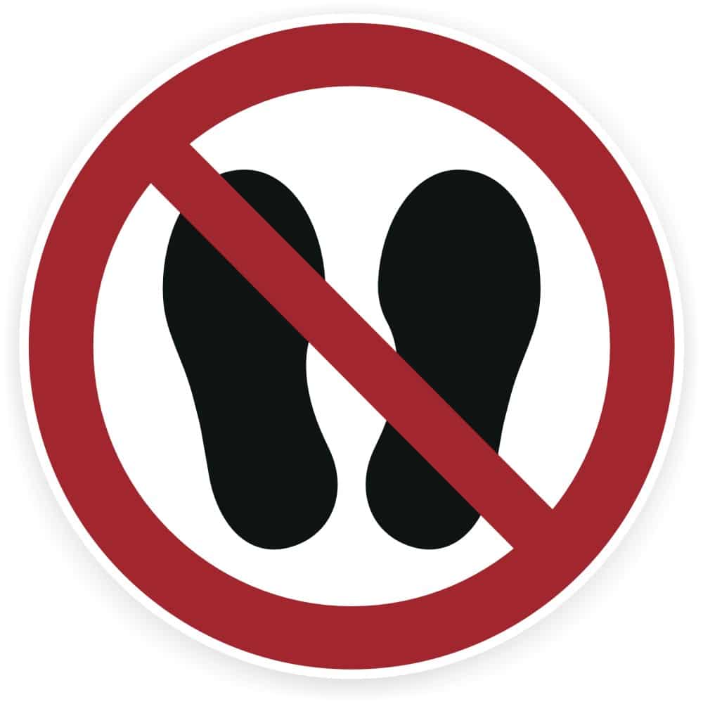 Betreten verboten Sicherheitsschild DIN EN ISO 7010 P024 ASR A1.3