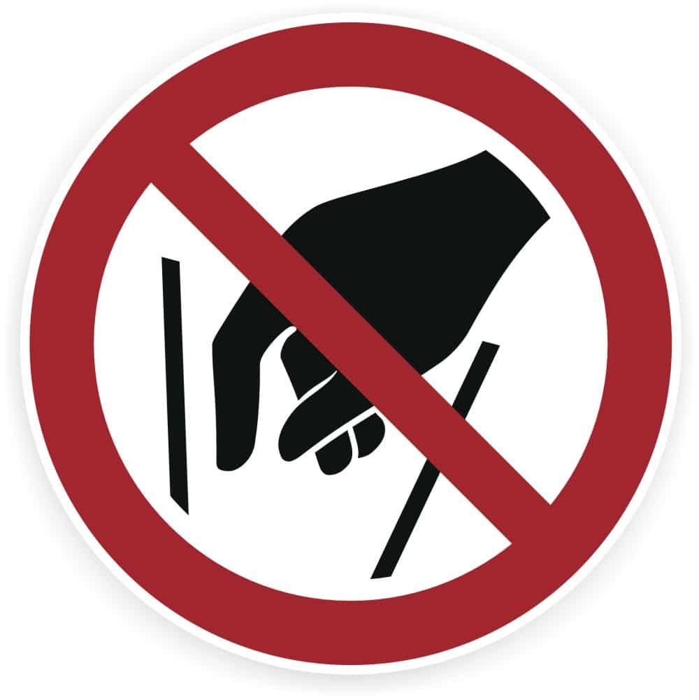 Betreten verboten Sicherheitszeichen P015 ASR A1.3 DIN EN ISO 7010